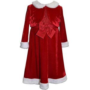 Baby Toddler Blueberi Blvd SANTA Claus Holiday Party Dress 12 18 24 mo 2T 3T 4T